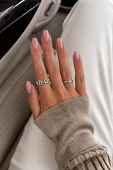 Builder gel 2 Lounails gel autoégalisant rose marronné avec des paillettes