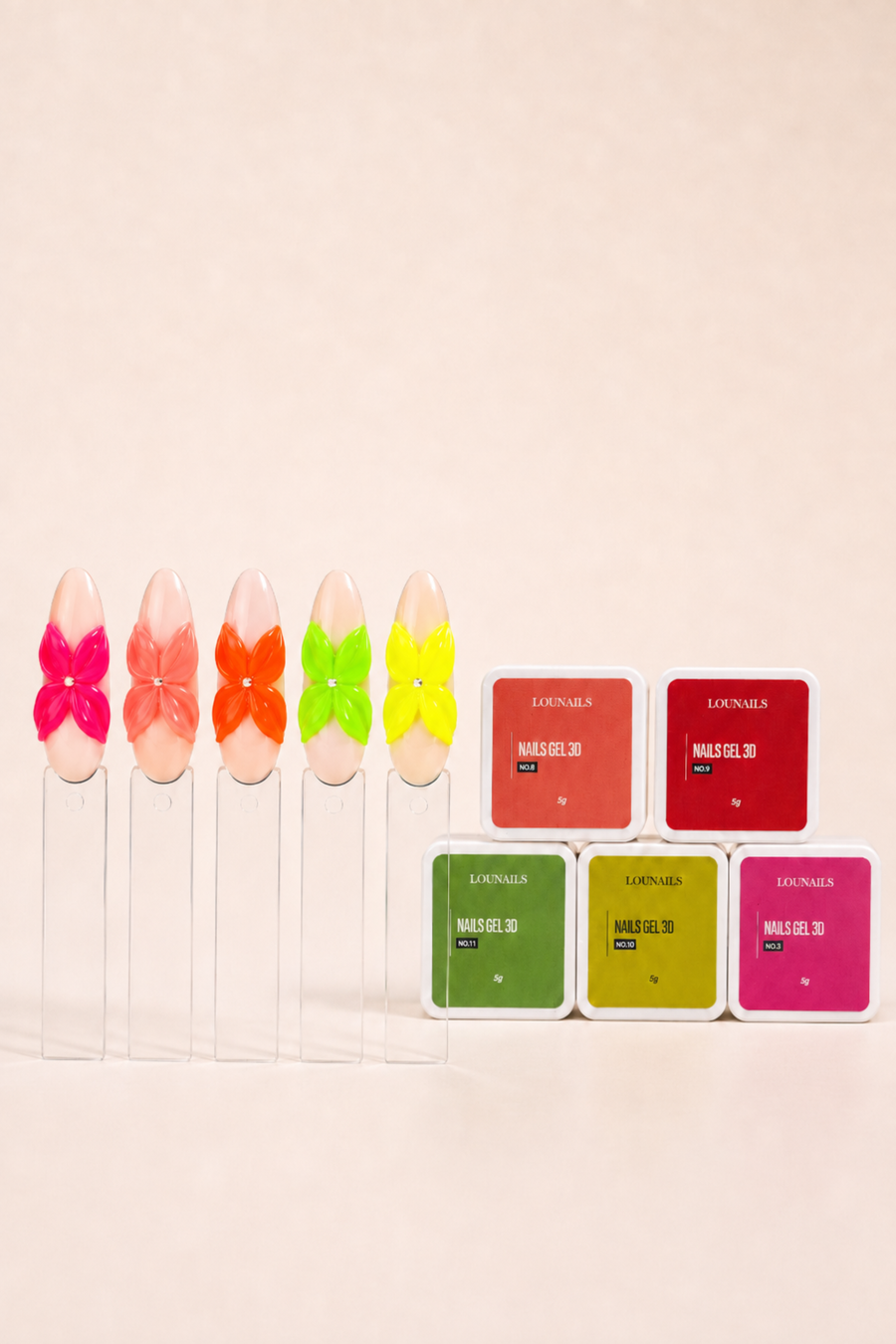 KIT NÉON 3D - 5 TEINTES