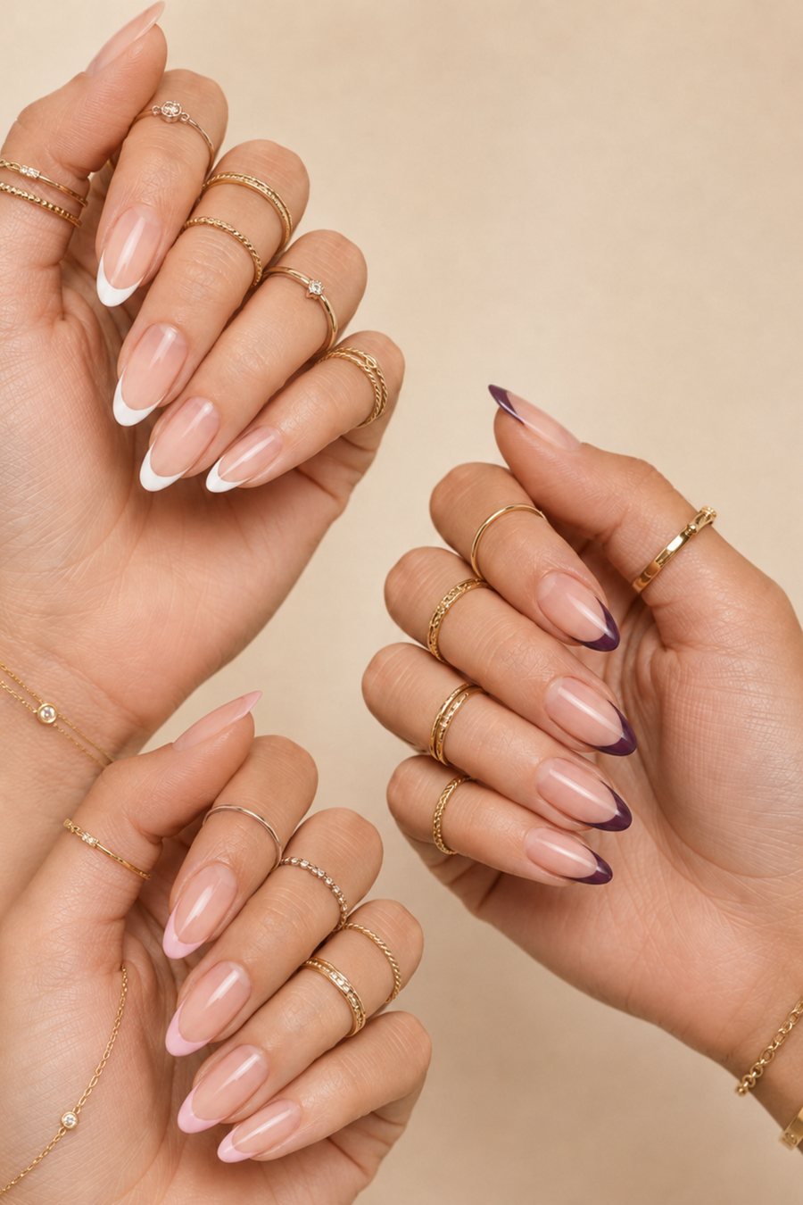 Kit French Addict - 3 Gels Polish pour French Manucure