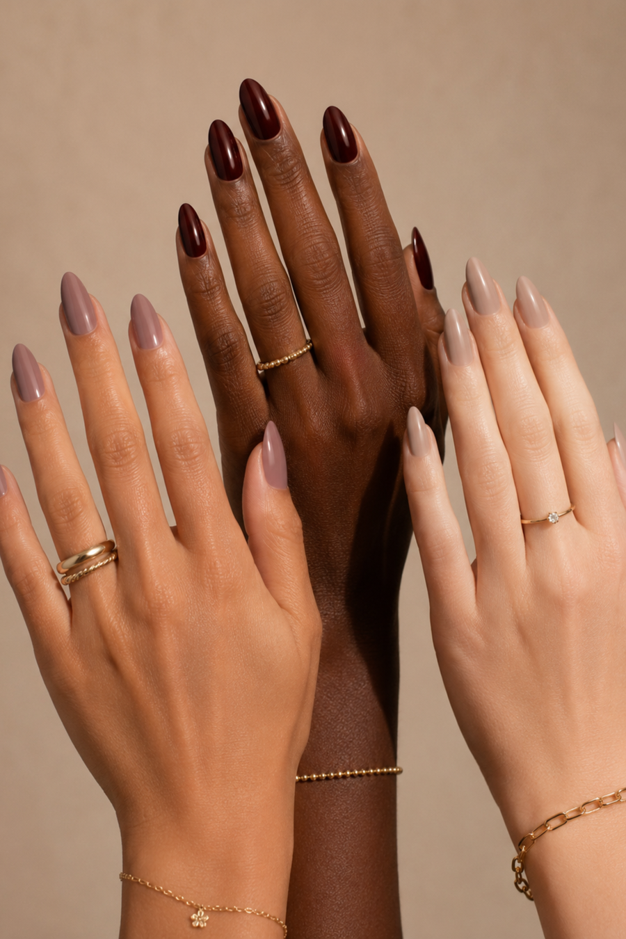 Kit Caramel Latte - 3 Gels Polish Gourmands