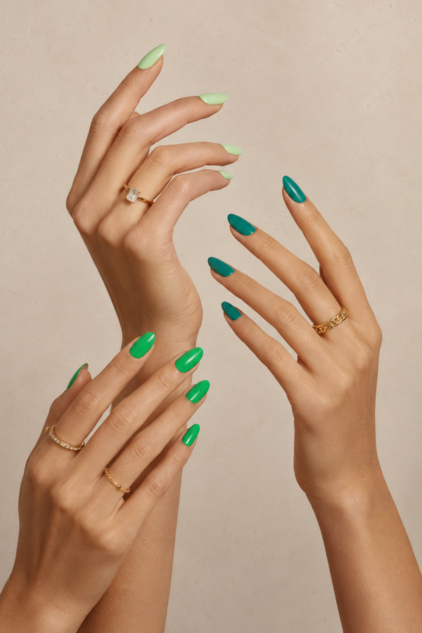 Kit Green Pack - 3 Gels Polish Nuances de Vert