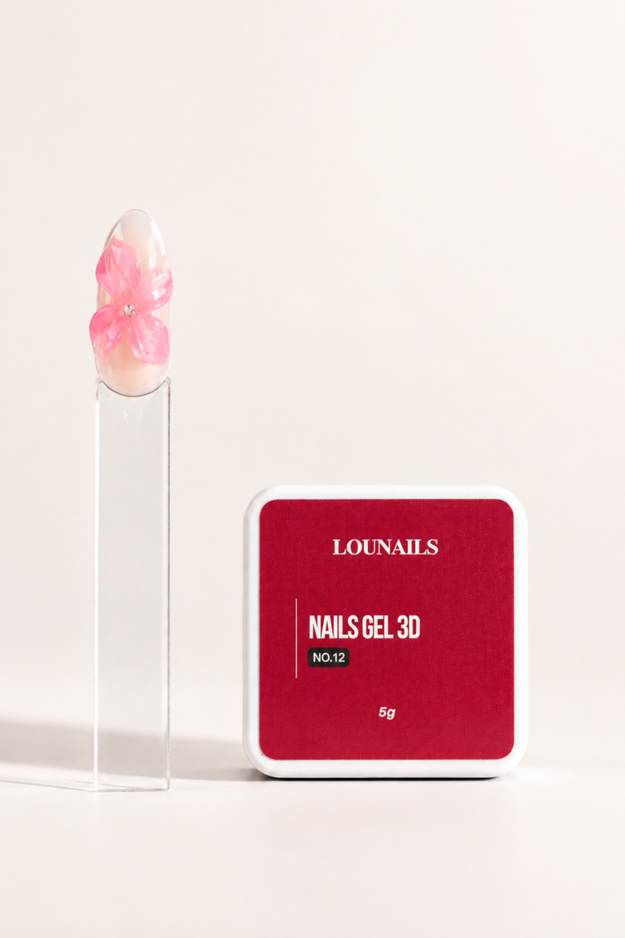 PÂTE 3D LOUNAILS 12 - JELLY ROSE