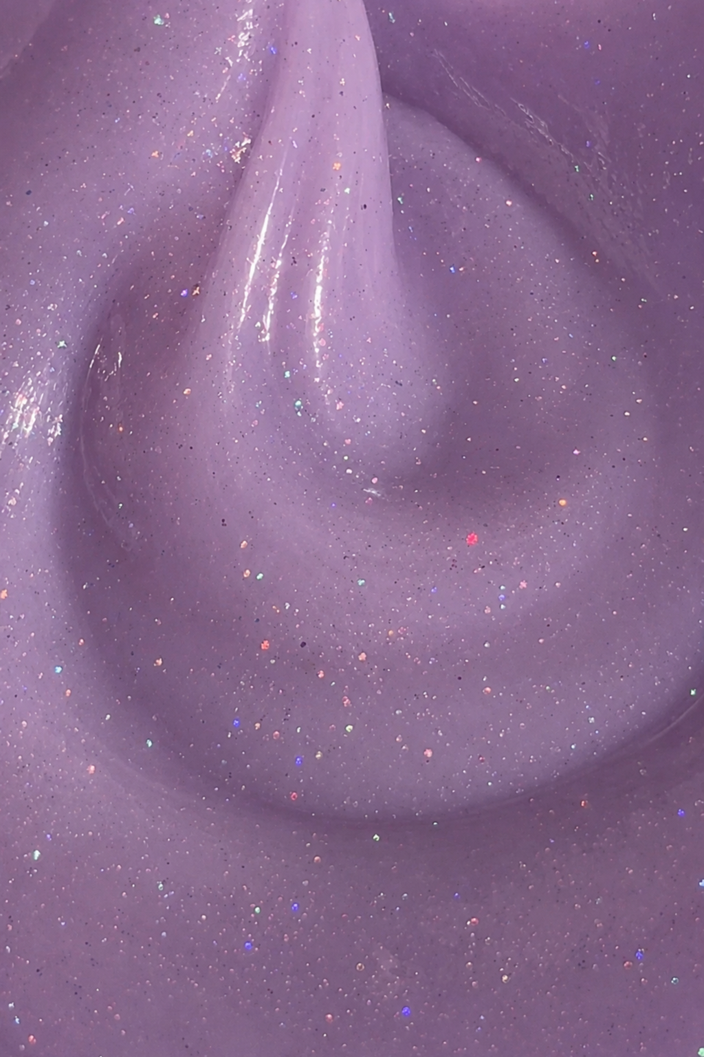 Texture builder gel 4 lounails. gel autoégalisant violet avec pailette